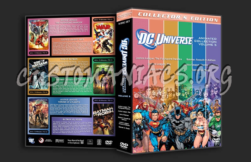 DC Animated Collection - Volume 5 dvd cover