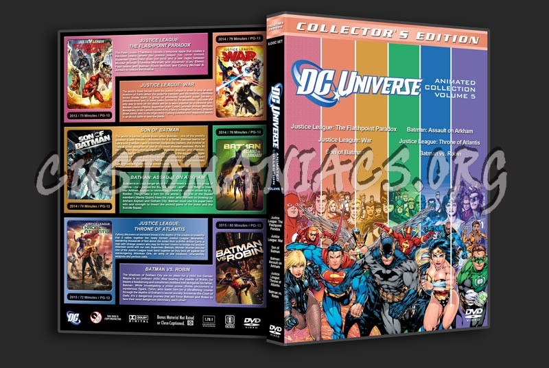 DC Animated Collection - Volume 5 dvd cover