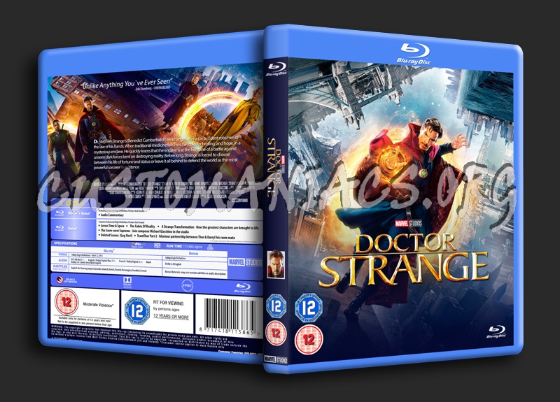 Doctor Strange blu-ray cover