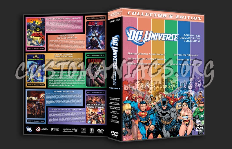 DC Animated Collection - Volume 6 dvd cover
