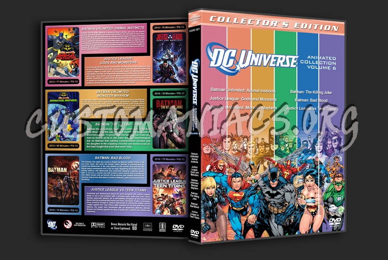 DC Animated Collection - Volume 6 dvd cover