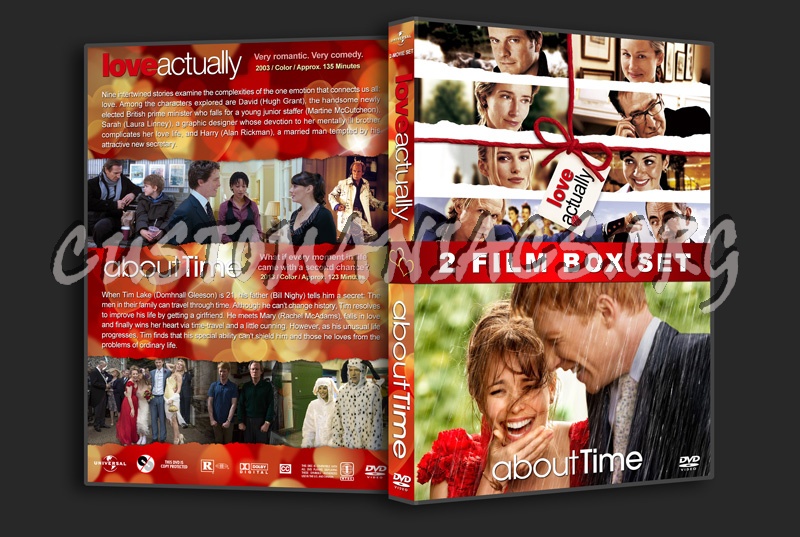 Love Actually / About Time Double Feature dvd cover