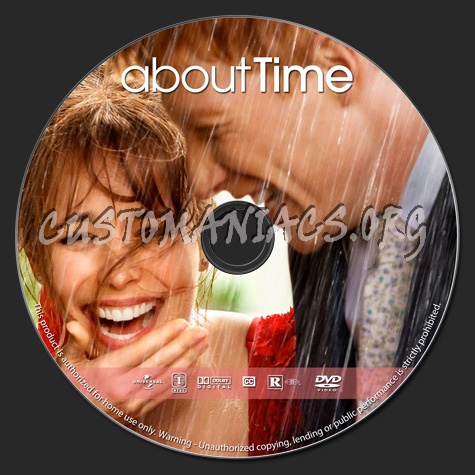 About Time dvd label