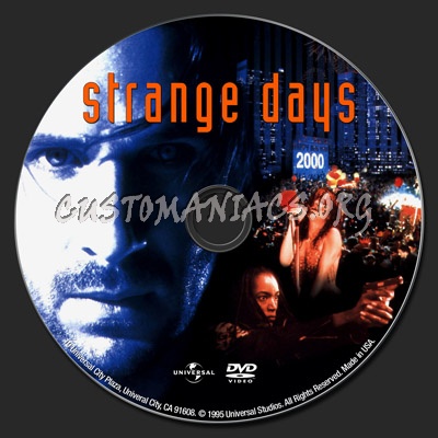 Strange Days dvd label