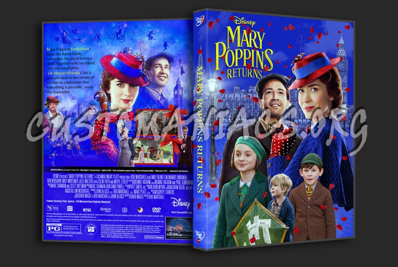 Mary Poppins Returns (2018) dvd cover