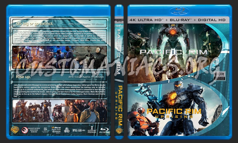 Pacific Rim Double Feature (4K) blu-ray cover