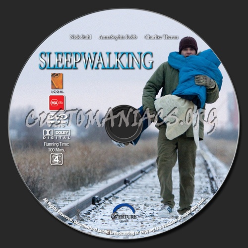 Sleepwalking dvd label