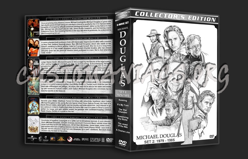 Michael Douglas Film Collection - Set 2 (1979-1985) dvd cover