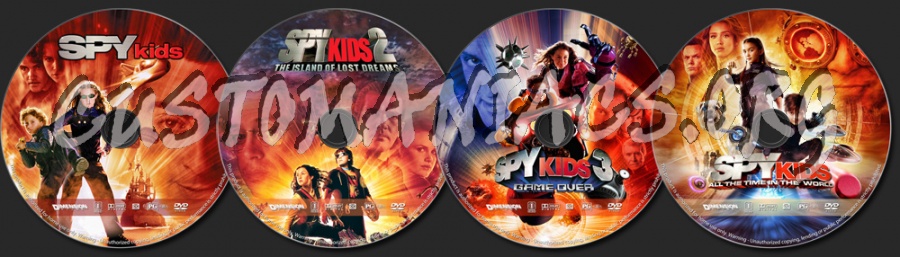 Spy Kids Collection dvd label