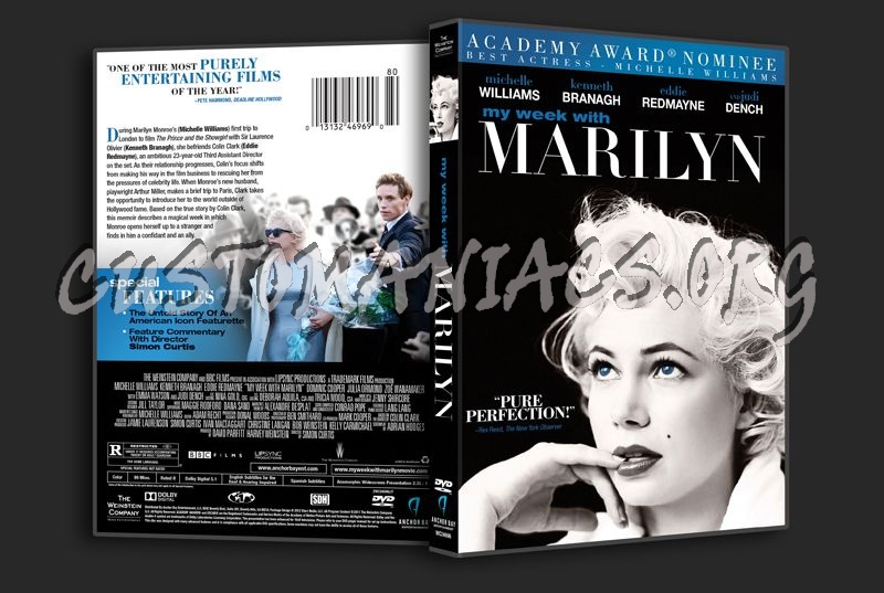 My Week With Marilyn dvd cover