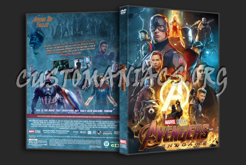 Avengers: Endgame dvd cover