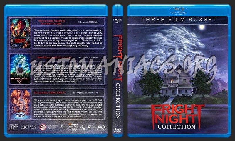 Fright Night Collection blu-ray cover