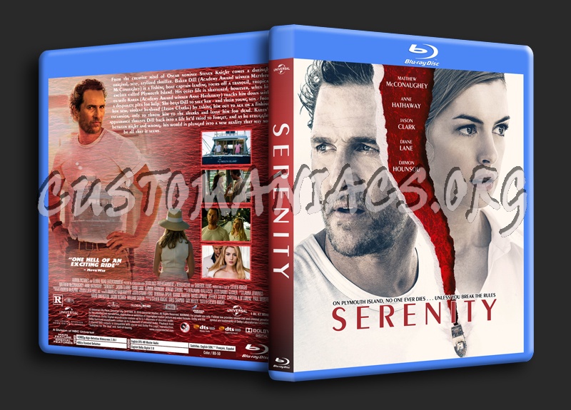 Serenity (2019) dvd cover