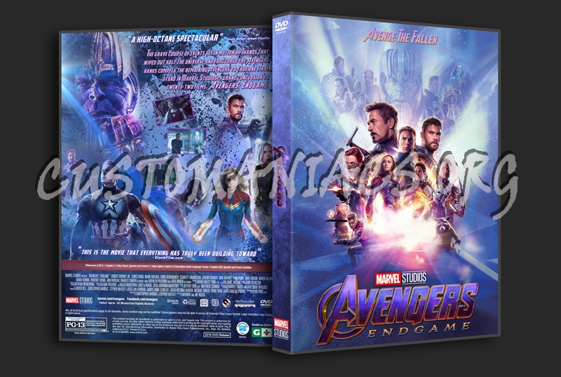 Avengers: Endgame dvd cover