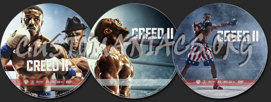 Creed II dvd label