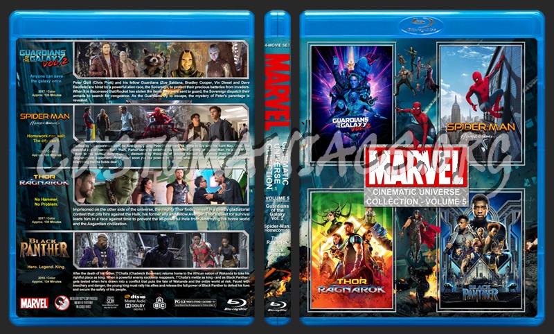 The Marvel Cinematic Universe Collection - Volume 5 blu-ray cover