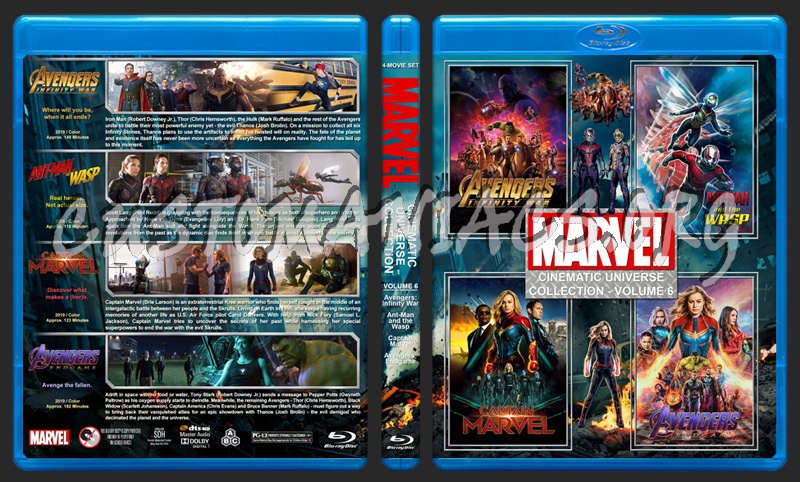 The Marvel Cinematic Universe Collection - Volume 6 blu-ray cover