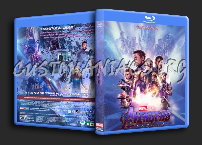 Avengers: Endgame dvd cover