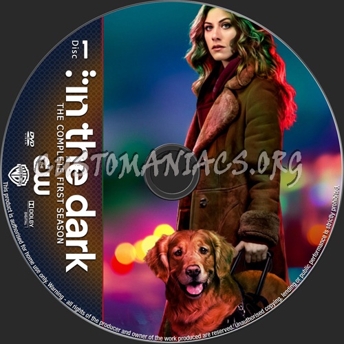 In The Dark Season 1 dvd label