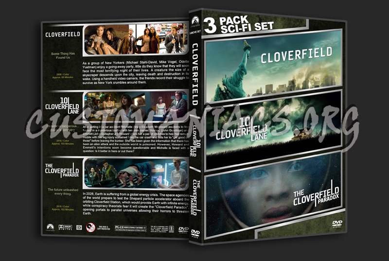 Cloverfield Triple Feature dvd cover