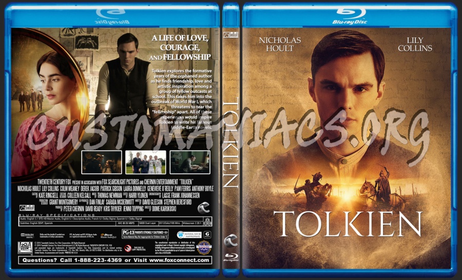 Tolkien blu-ray cover