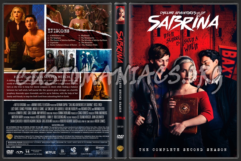 Chilling Adventures of Sabrina - The Complete Second Season dvd cover