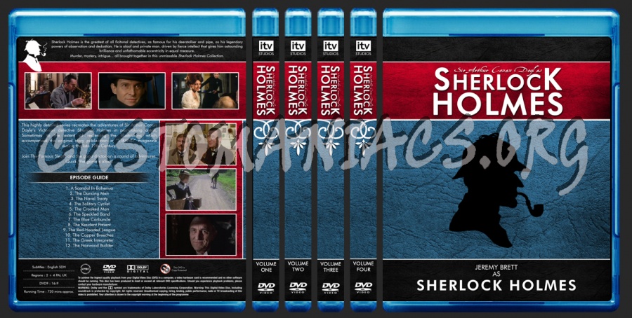 Sherlock Holmes Complete Collection (Jeremy Brett) blu-ray cover