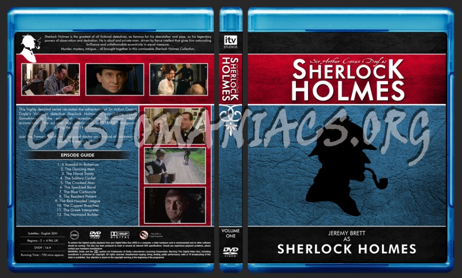 Sherlock Holmes Complete Collection (Jeremy Brett) blu-ray cover