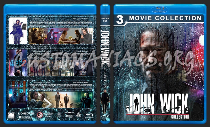 John Wick Collection blu-ray cover