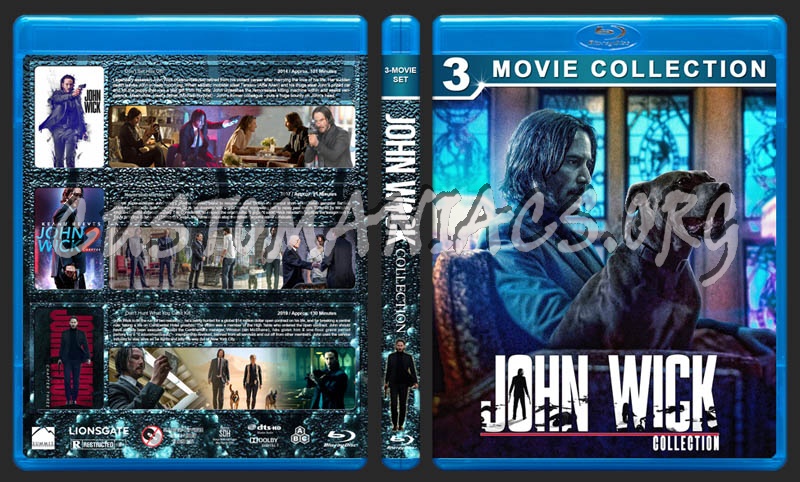 John Wick Collection blu-ray cover