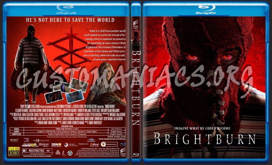 Brightburn blu-ray cover