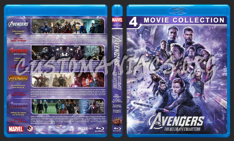 Avengers: The Ultimate Collection blu-ray cover