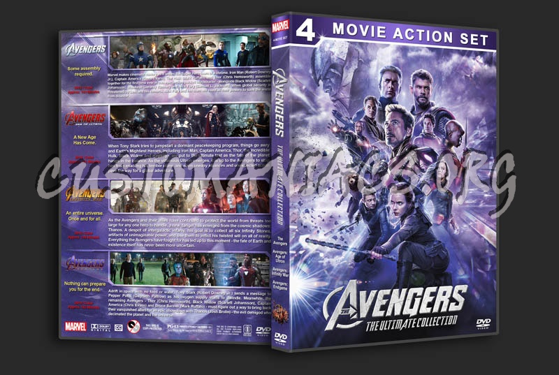 Avengers: The Ultimate Collection dvd cover