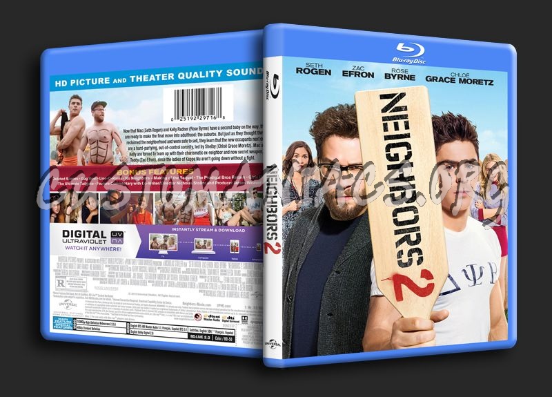 Neighbors 2 blu-ray cover