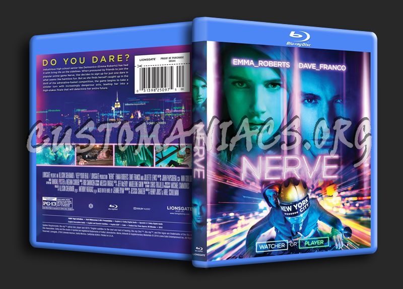 Nerve blu-ray cover