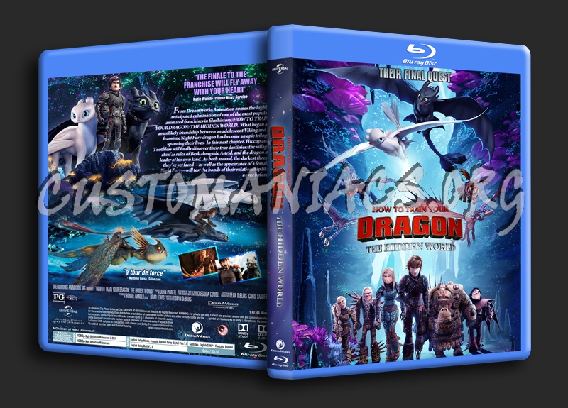 How To Train Your Dragon: The Hidden World dvd cover