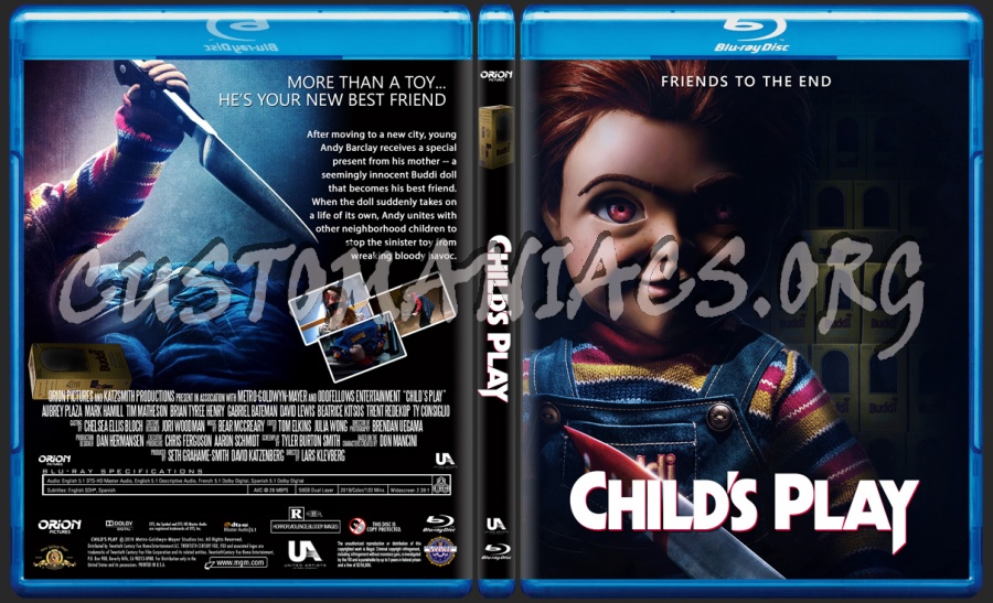 Child's Play 2019 blu-ray cover