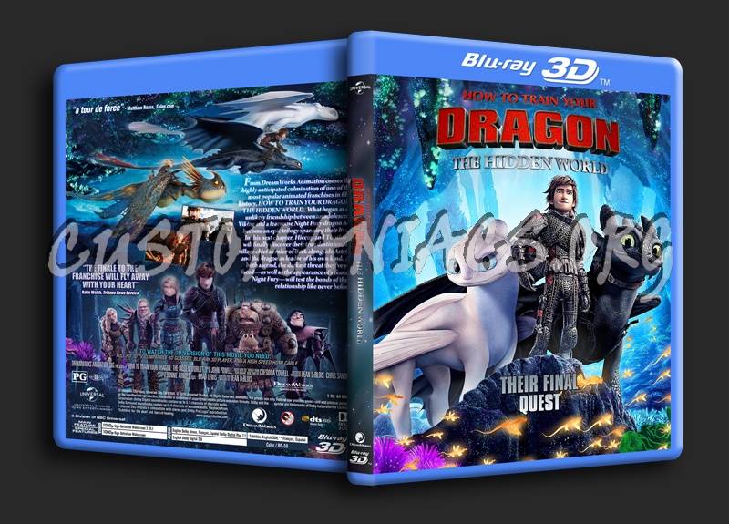 How To Train Your Dragon: The Hidden World 3D (2V) dvd cover