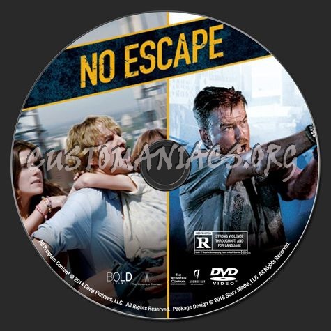 No Escape dvd label