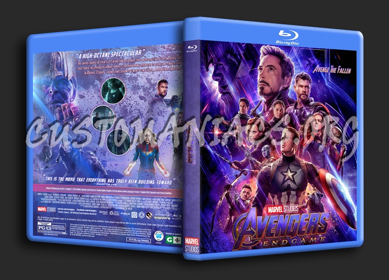 Avengers: Endgame dvd cover