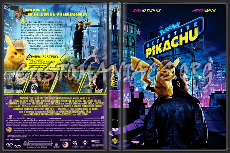 Pokémon Detective Pikachu Dvd Cover Dvd Covers Labels By