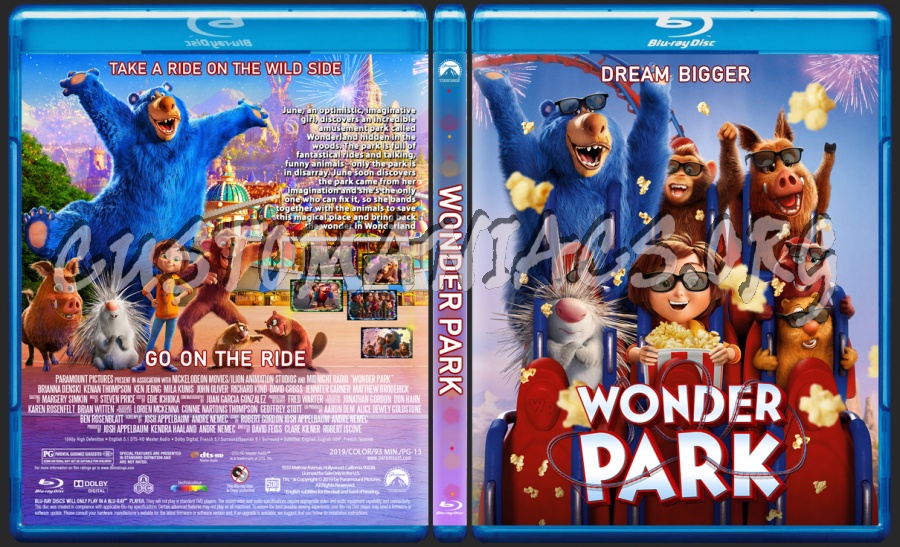 Wonder Park blu-ray cover