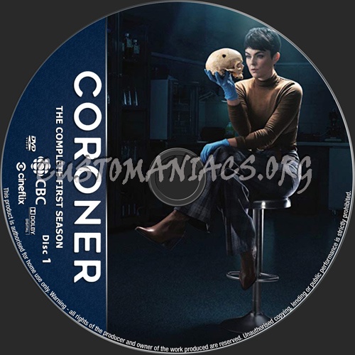Coroner Season 1 dvd label