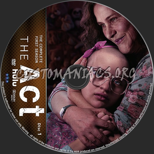 The Act Season 1 dvd label