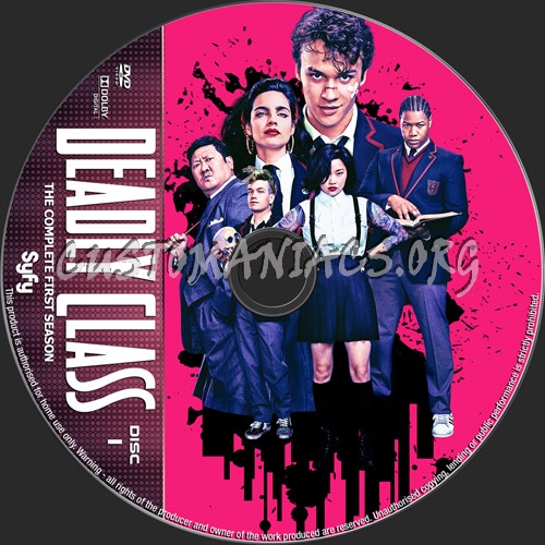 Deadly Class Season 1 dvd label