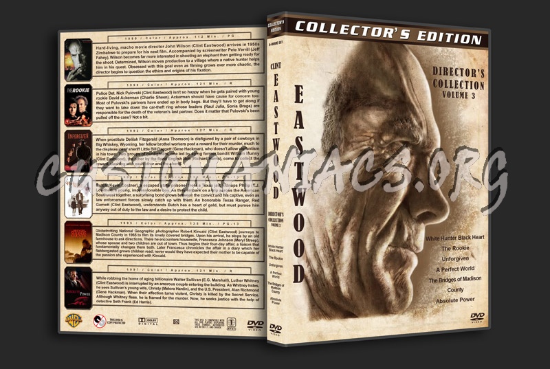Clint Eastwood: Director's Collection - Volume 3 dvd cover