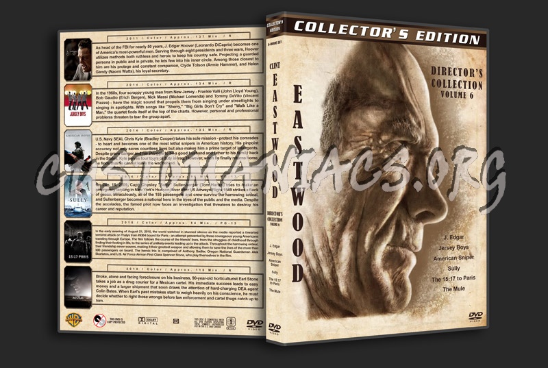 Clint Eastwood: Director's Collection - Volume 6 dvd cover