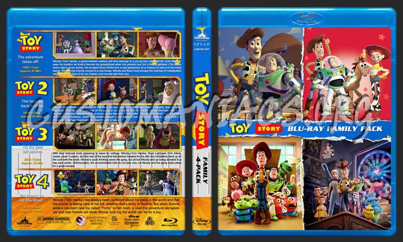 Toy Story 4-Pack blu-ray cover