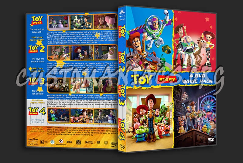 Toy Story 4-Pack dvd cover