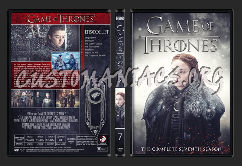 Game of Thrones - Season 7 dvd cover